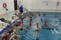 Spencer Swim Team Swimmers in the pool