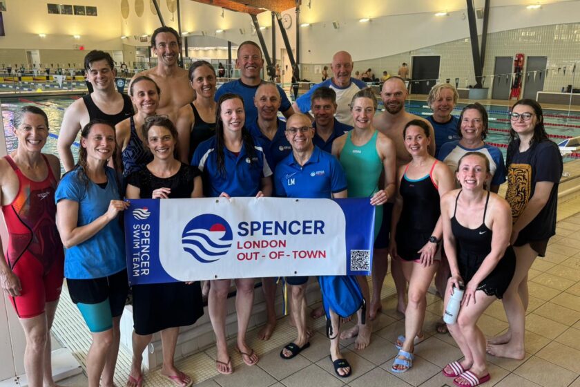 Spencer swimming team