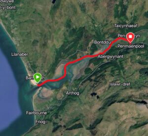 swimming route map