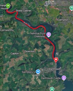 swimming route map