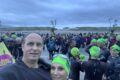swimmers at open water event