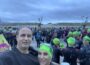 swimmers at open water event